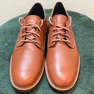 LIKE NEW Timberland Tan Leather Oxfords New Timberland Men main image 2